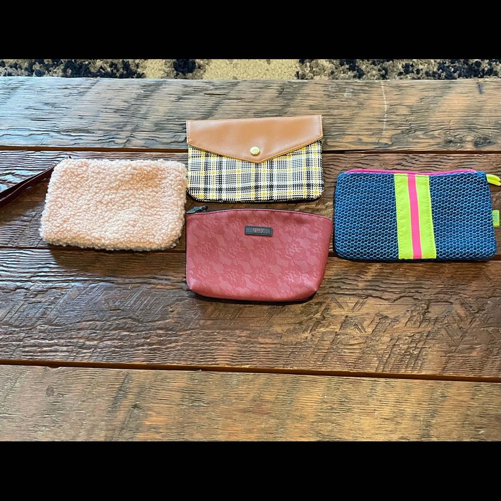 4 Ipsy makeup bags